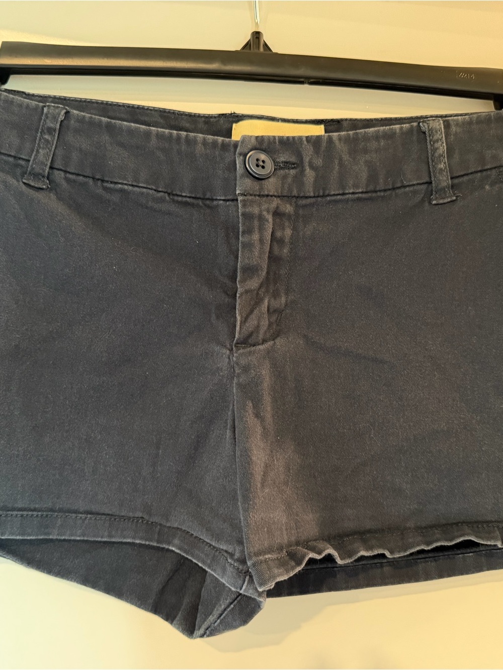 Wishful Park Y2K Chino Shorts Faded Black Low Rise Size 7
